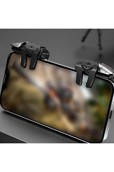 SOLLUXE Controler de gaming cu declanșator pentru telefon cu precizie ridicată și husă de transport pentru PUBG/Fortnite/Apex