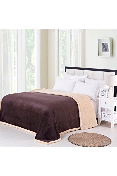 LOVE Mora blanket, two people, 3 kg, with a double-sided velvet and fur pattern