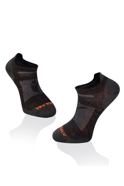 Try to Fly Sosete scurte pentru turism montan Anthracite