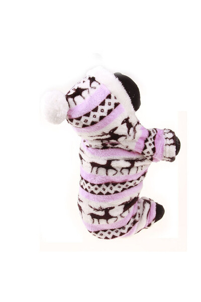 fara marca Geaca pentru catei roz S 19cm lungime