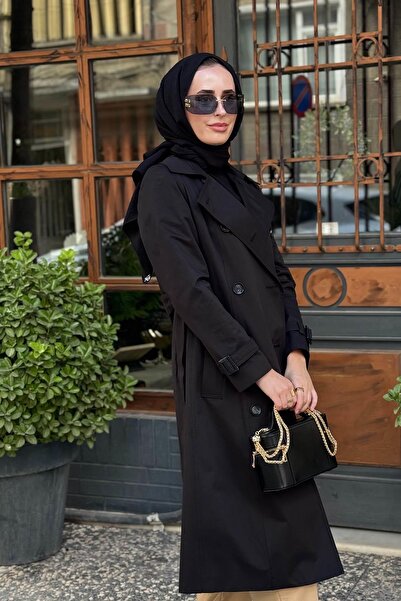 SEÇİL Trençkot 10002522110006 Siyah