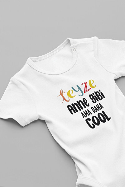 EYDUBABY Like an Auntie or Mom but Cooler Short Sleeve Snap Fastener Baby Bod...