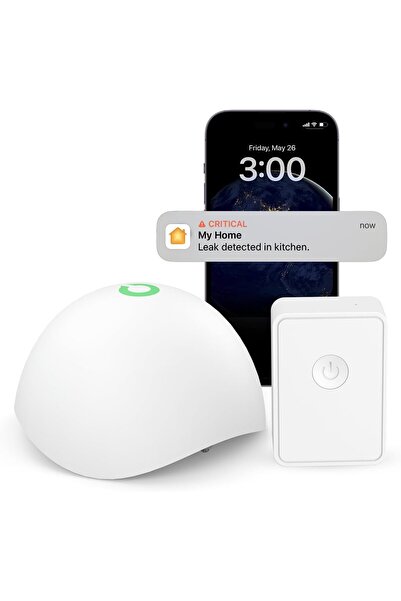 MEROSS Smart Water Detector Water Sensor with Hub Wireless Flood Detector IP67, up to 60 dB Audio Al