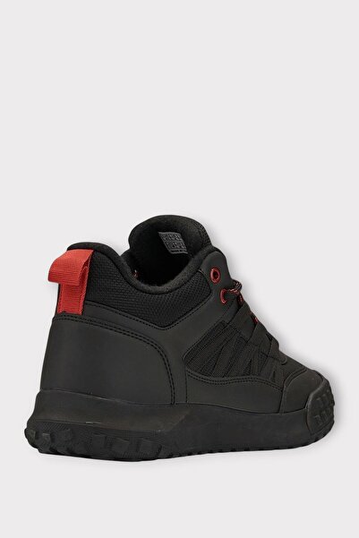 Liger Ανδρικές μπότες πεζοπορίας εξωτερικού χώρου ανθεκτικές στο νερό και το κρύο ΜΑΥΡΟ - ΚΟΚΚΙΝΟ