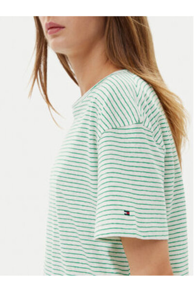 Tommy Hilfiger Γυναικείο T-Shirt WW0WW44553 Πολύχρωμο