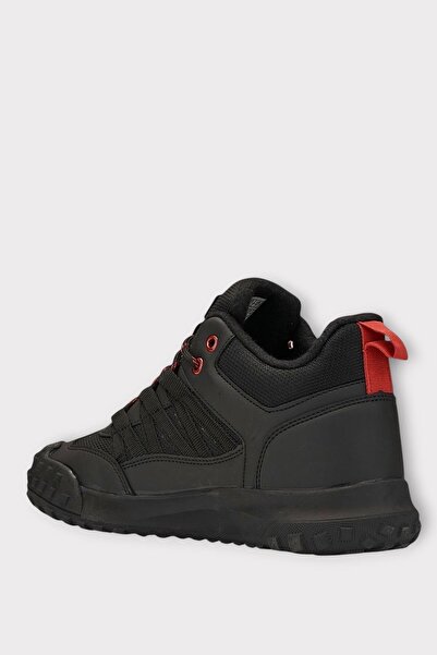 Liger Водо- та морозостійкі чоловічі трекінгові черевики для активного відпочинку ЧОРНИЙ - ЧЕРВОНИЙ