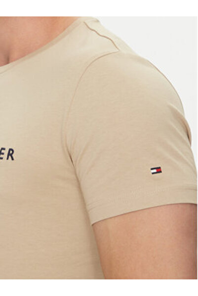 Tommy Hilfiger Ανδρικό T-Shirt MW0MW11797 Μπεζ