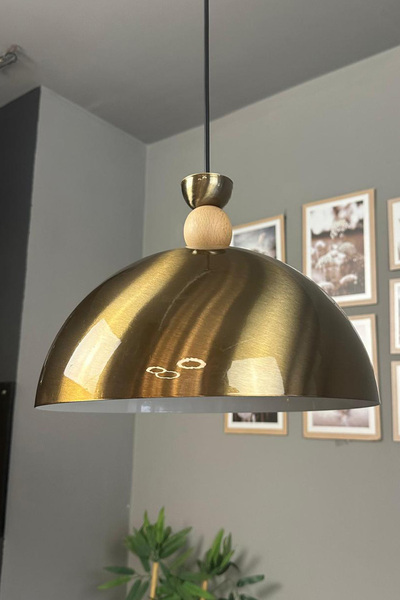 Bamyum Yimpi Eskitme Avize Tekli Sarkıt Salon Kuaför Cafe Dekoratif Aydınlatma Pastane