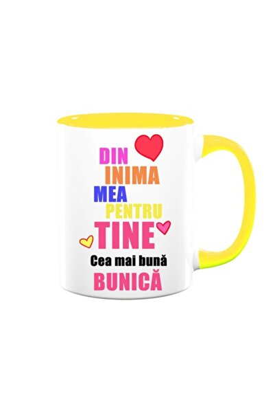 OEM Cană personalizată pentru bunică cu mesajul: „Din inima mea pentru tine, ...