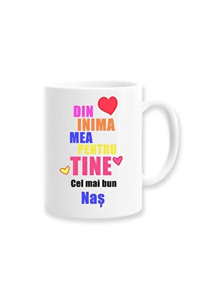 OEM Cană personalizată pentru unchi cu mesajul: „Din inima mea pentru tine, c...