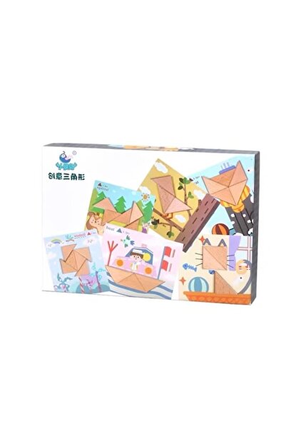 Toystosy Wooden puzzle game, Red Apple, 16 pieces