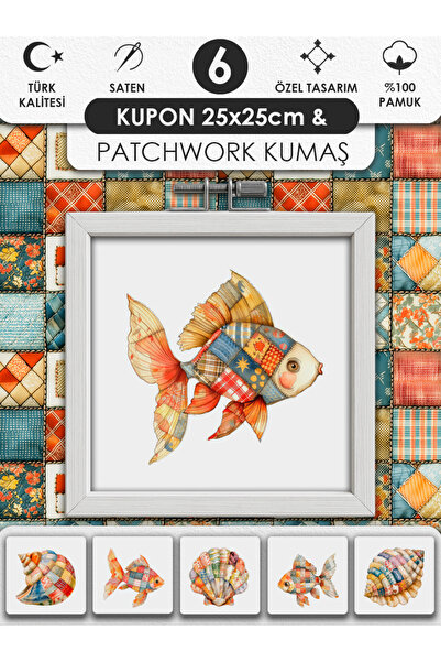 FabricMarket Patchwork Fabric Set – 100% Cotton Patterned Fabric Coupons for ...