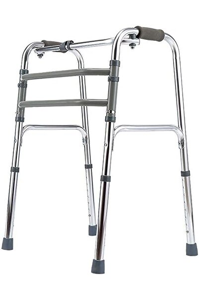 RTYUI مشاية محمولة قابلة للطي مع ارتفاع قابل للتعديل للبالغين وكبار السن، 30-37 بوصة