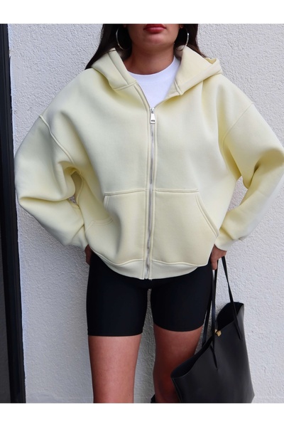 ESRAHELVACI Zippered Raised Sweatshirt