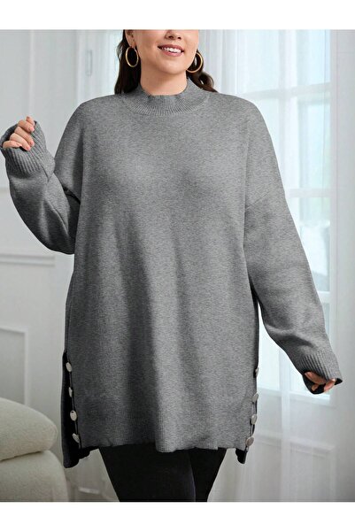 ÇILDIR ÖRME Large Size Sweater