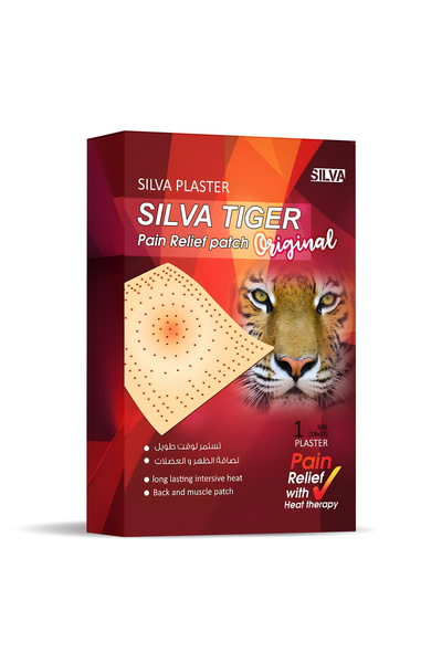 Silva Tiger Pain Relief Patch, Original, Targeted Pain Relief, Flexible & Comfortable