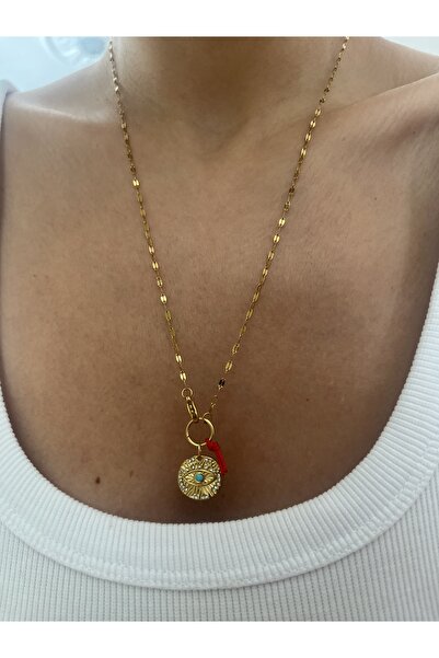 Hoop jewelery çelik göz kolye