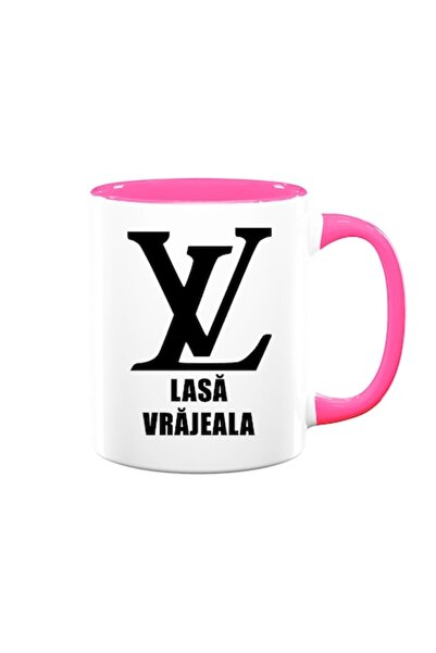 OEM Cană personalizată cu mesajul „Stop lingușirii”, Betaprint, albă cu inter...