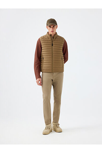 Loft Regular Fit Beige Men's Vest Lf2033222