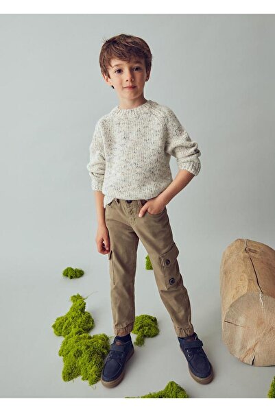 MAYORAL Cargo Pocket Men's Trousers - Brown