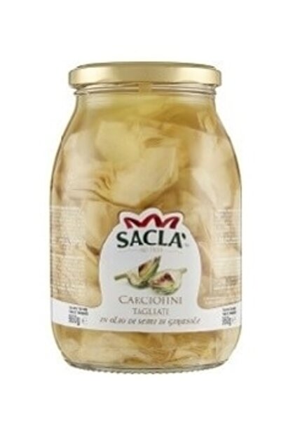 Sacla Anghinare taiata conservata in ulei 960g