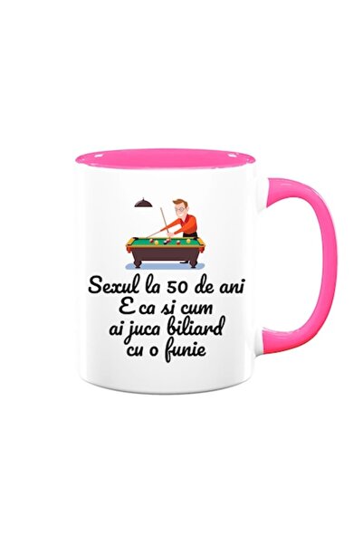 OEM Cană personalizată cu mesajul: „Sexul la 50 de ani e ca și cum ai juca bi...