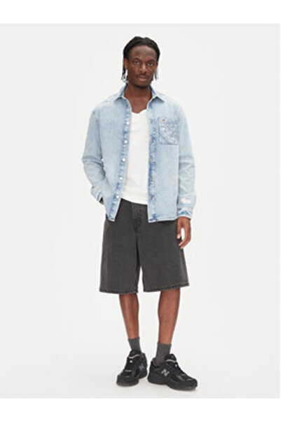 Tommy Jeans Ανδρικό αμάνικο μπλουζάκι DM0DM20790 Πολύχρωμο