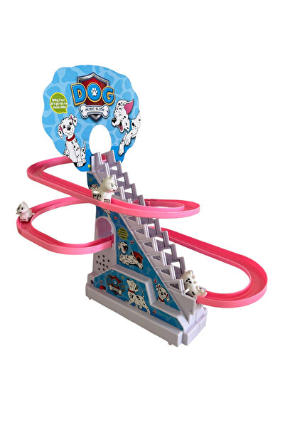 UDATOYS Dön Dolaş Merdiven Çıkan Kaydıraktan Kayan Dalmaçyalı Köpekler Işıklı...