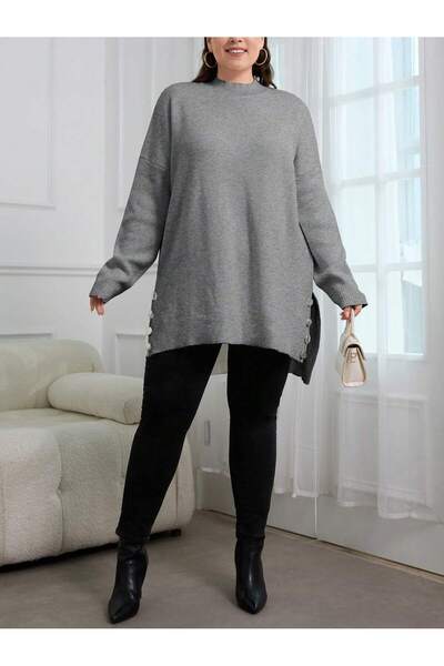 ÇILDIR ÖRME Large Size Sweater