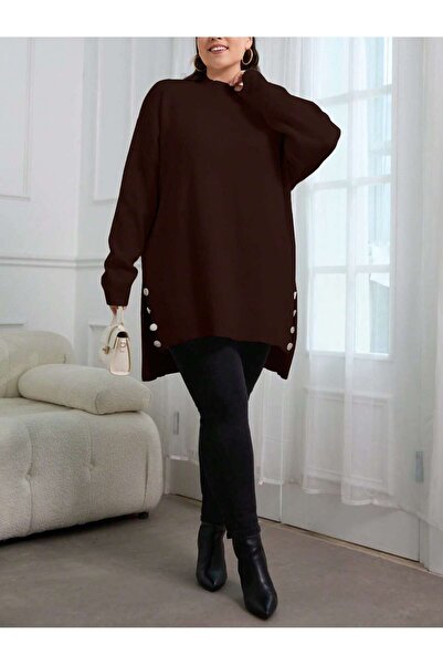 ÇILDIR ÖRME Large Size Sweater