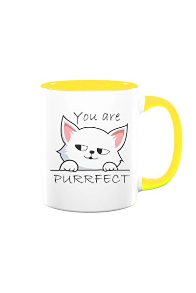 OEM Cană personalizată cu mesajul „Ești perfectă”, Betaprint, albă cu interio...