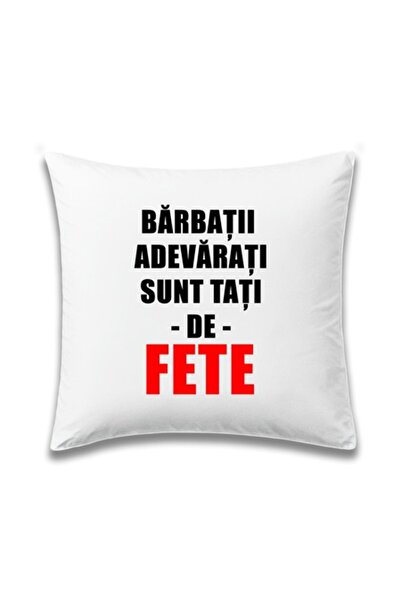 OEM Pernă personalizată cu mesajul: „Bărbații adevărați sunt tați de fiice”, ...