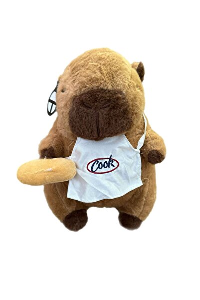 alpmodel Capybara Kapibara Aşcı Sevimli Uyku Arkadaşım Peluş Oyuncak 35 Cm