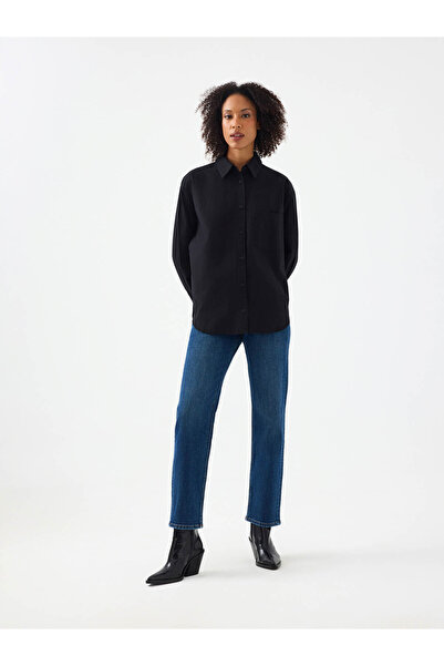 Loft Loose Fit Black Women's Shirt Lf2041855
