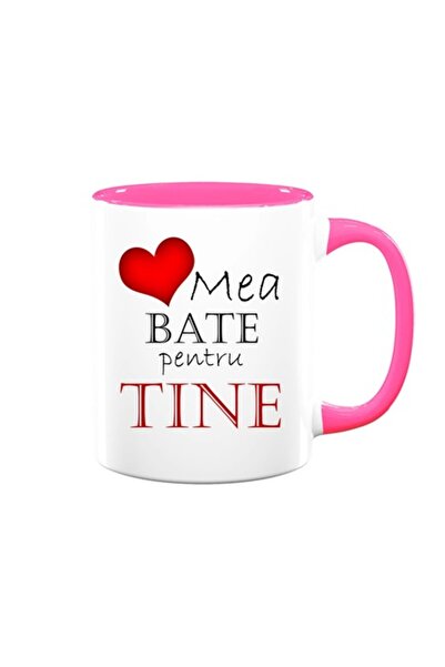 OEM Cană personalizată cu mesajul „Inima mea bate pentru tine”, Betaprint, al...