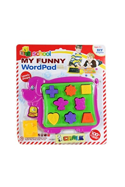 Toy Toy Toy Jucărie educativă pentru învățarea numerelor și desenului, joc puzzle pentru copii, roz și verde