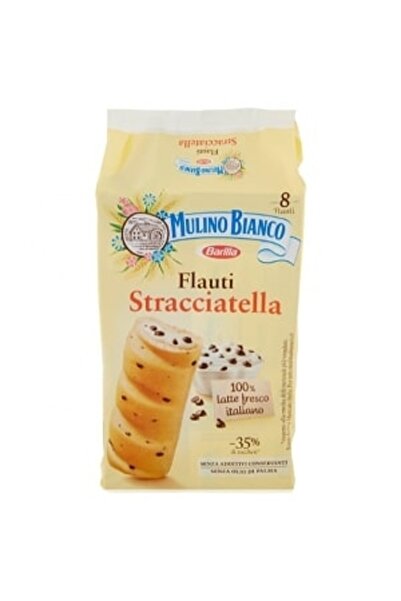 Mulino Bianco Prajitura italiana Flauti Stracciatella 8buc, 280g
