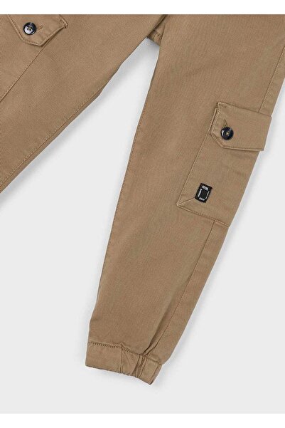 MAYORAL Cargo Pocket Men's Trousers - Brown