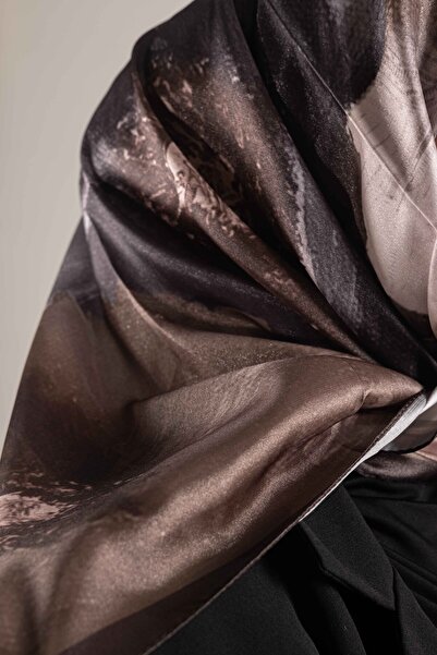 Akel “Dijital Kristal Desenli Eşarp 95x95 – Pastel Desen-1