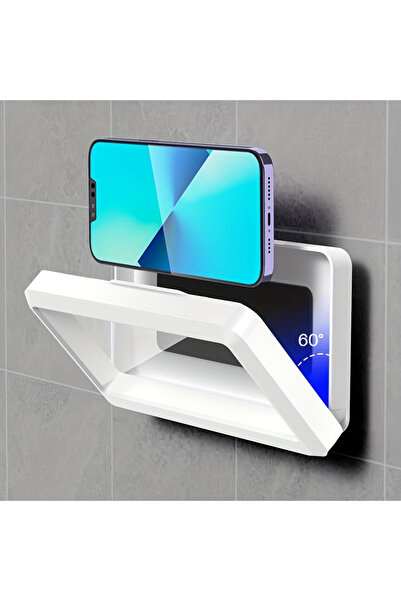 Lufern Duş Telefon Kabı Su Geçirmez Telefon Tutucu Stand Mutfak Portatif Keyi...