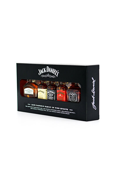 velve Οικογενειακή συσκευασία Jack Drink με 5 μπουκάλια Jack Daniel's, μαύρο