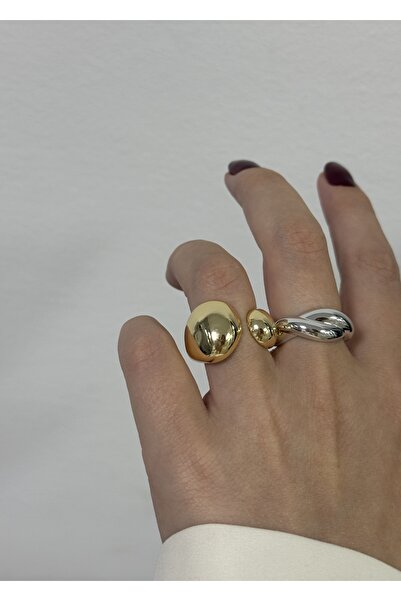 KİLİGİSTANBUL Elvio 2-Piece Ring, Adjustable