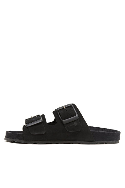 Manebi Γυναικείες σαγιονάρες μαύρες MANEBI-TRAVELER NORDIC SANDALS K 1.0 RT K 1.0 BLACK