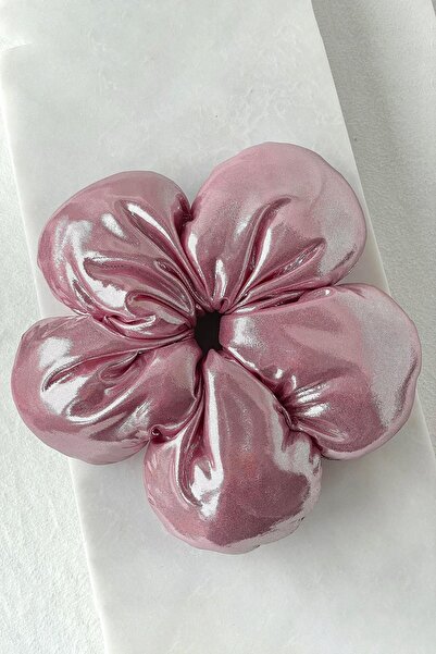 TAKIŞTIR Pink Color Daisy Figured Simit Buckle