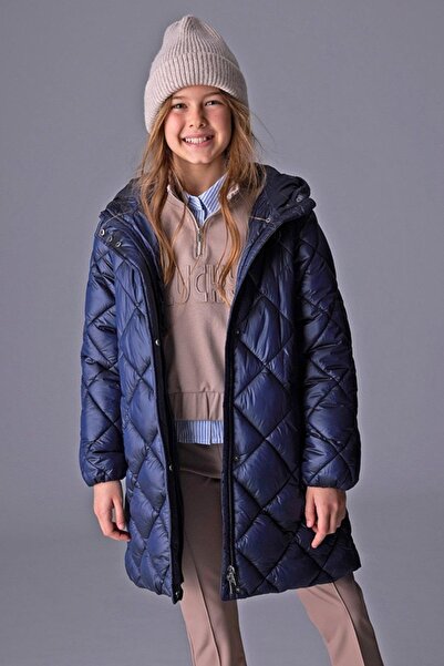 MAYORAL Дівчача довга куртка з підкладкою, 10-18 років, синя