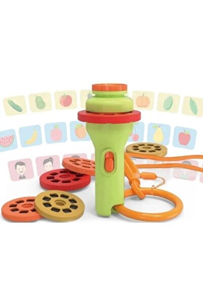 Toy Toy Toy Proiector de jucărie pentru copii cu diapozitive - familie, legum...