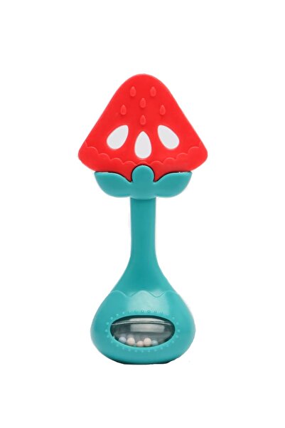 huanger - عضاضة أطفال مع خشخيشة على شكل فاكهة - بطيخ