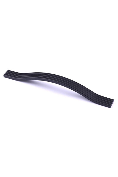 Badem10 Acacia Black Striped Metal Furniture Handle 288 mm Screw Spacing Rustproof Sturdy Long-Lasting Design