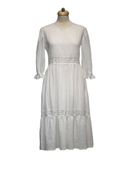 Tyana Art Rochie din muselină de bumbac