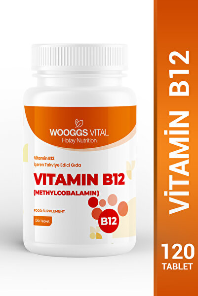 Hotay Nutrition Wooggs Vital Vitamin B12 Içeren Takviye Edici Gıda 120 Tablet
